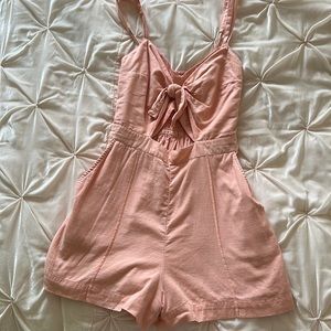 Abercrombie Size S orange peachy romper